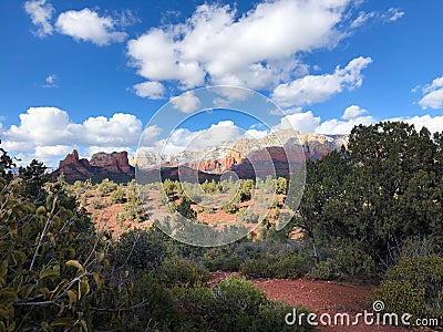 Sedona Coconino National Forest Landscape Stock Photo