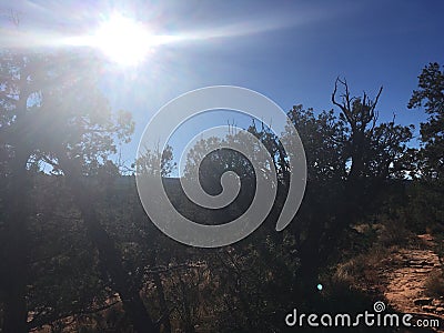 Sedona Hiking Trail Bell Stock Photo