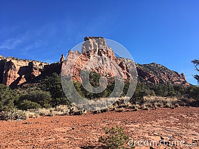 Sedona trail Stock Photo