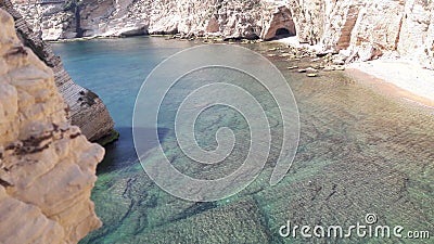 See the stone under water view Stock Photo