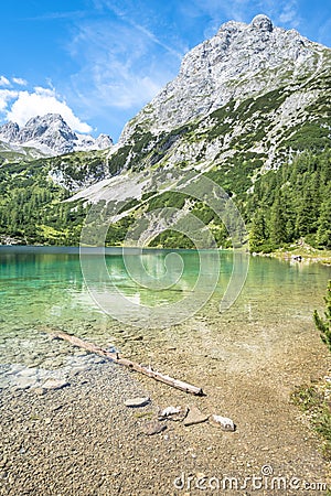 Seebensee lake, Austria Stock Photo