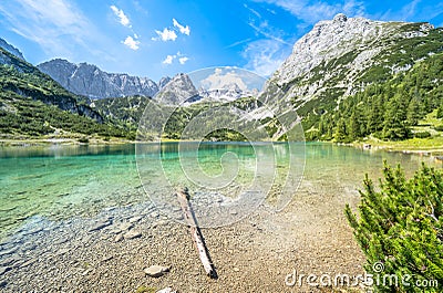 Seebensee lake, Austria Stock Photo