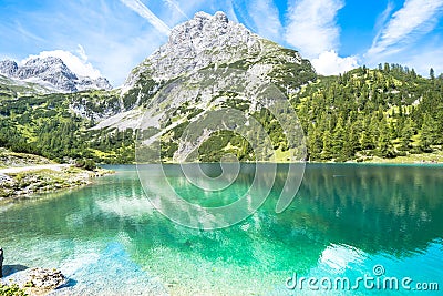 Seebensee lake, Austria Stock Photo