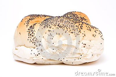 Seeded bread roll Stock Photo