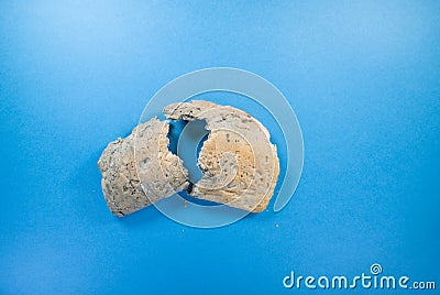 seeded loaf with blue mould Stock Photo
