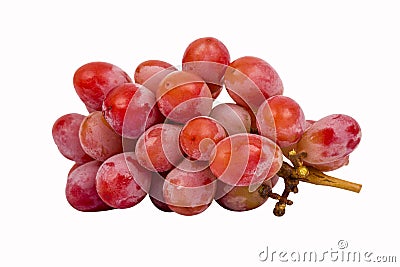Seedless red grape Stock Photo