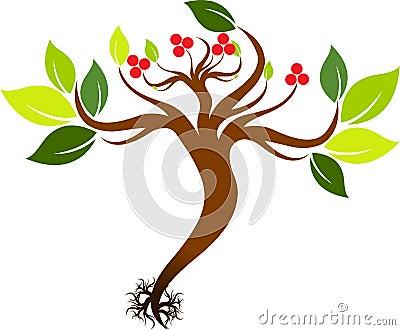 Seedling with roots Vector Illustration