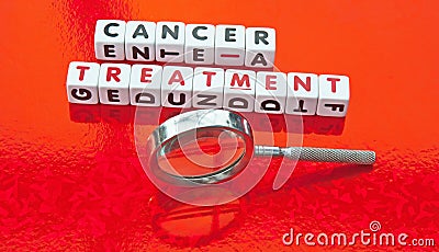 Seeking cancer treatment Stock Photo