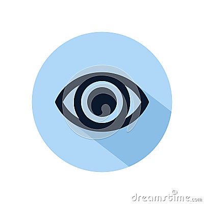 Seen icon line vector for web, software, application, and mobile Vector Illustration