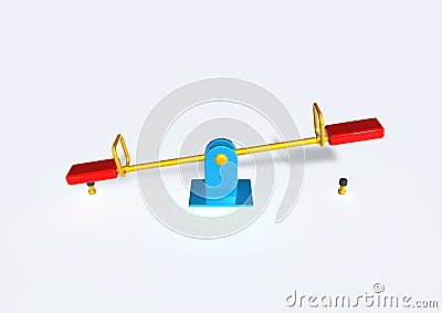 Seesaw Stock Photo