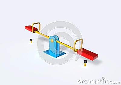 Seesaw Stock Photo