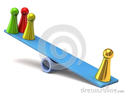 seesaw Stock Photo