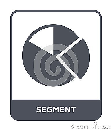 segment icon in trendy design style. segment icon isolated on white background. segment vector icon simple and modern flat symbol Vector Illustration