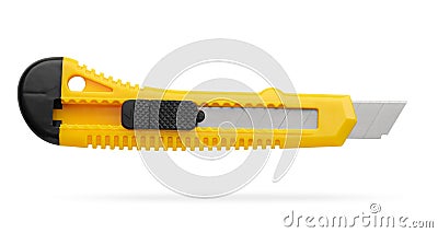 Segmented blade or snap-off blade utility knife Stock Photo