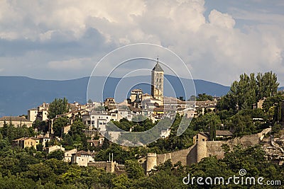 Segovia, monumental city. Alcazar, cathedral and churches. Stock Photo