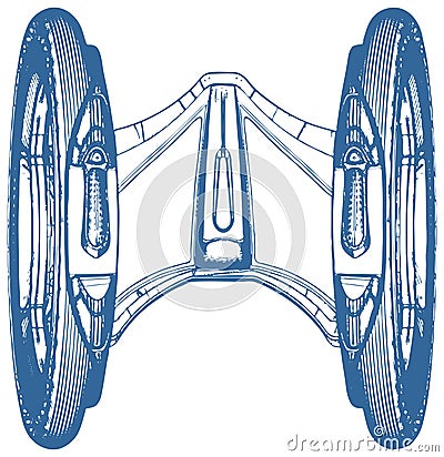 Segway Modern Electric Recreational Vehicle Vector. Modern electric alternative transport vehicle, ecology and environment concept Vector Illustration