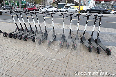 Segway Scooters Editorial Stock Photo