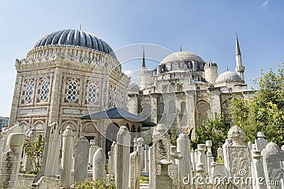 Sehzade Mosque and Tomb Of Sehzade Mehmed, Istanbul, Turkey Stock Photo