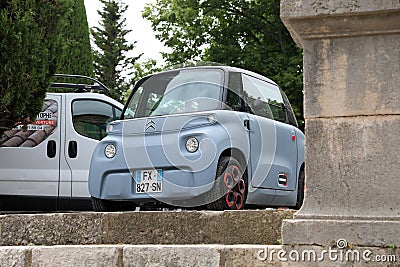 French Citroen Ami Front View Editorial Stock Photo