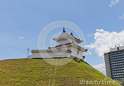 Seimeidai Turret of Utsunomiya Castle, Tochigi Prefecture, Japan Stock Photo