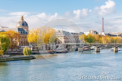 The Seine in Paris Stock Photo