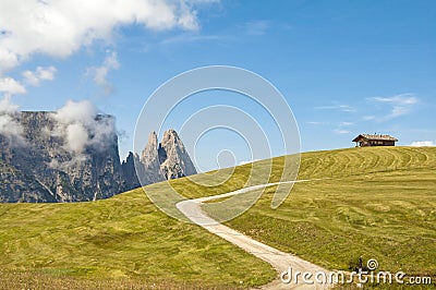 Seiser alm,South Tyrol,Italy Stock Photo