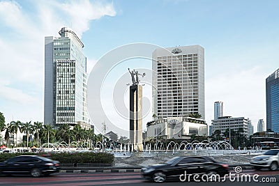 Selamat Datang Statue or Welcoming Statue monument Editorial Stock Photo