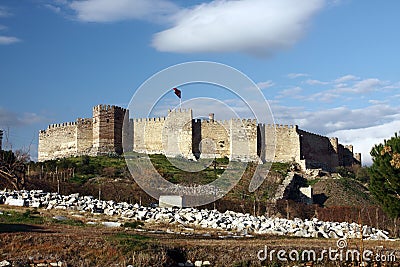 Selcuk castle Stock Photo