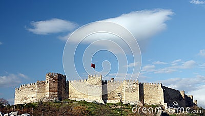 Selcuk castle Stock Photo