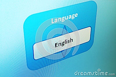 Select language Stock Photo