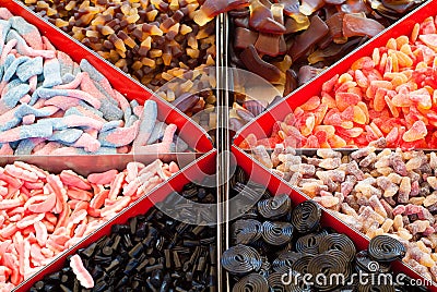 Selection of Candy Stock Photo