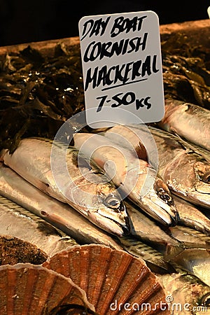 Fish in Food Market Stock Photo