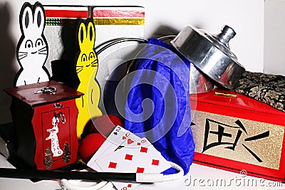 Magic Tricks Professional Selection Stock Photo