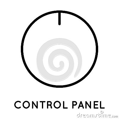 Selector icon, control panel controller. Vector icon for displaying volume, balance, power, mode. Vector sign in simple Vector Illustration