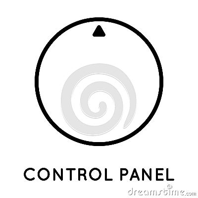 Selector icon, control panel controller. Vector icon for displaying volume, balance, power, mode. Vector sign in simple Vector Illustration