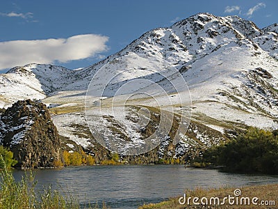 Selenge river - Mongolia landscape Stock Photo