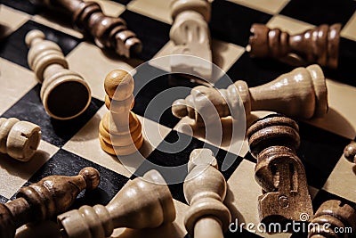 Self belief, confidence and courage concept. business strategy Stock Photo