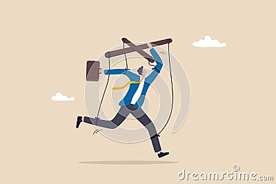 Self control or self discipline, ability to control yourself to stop procrastination, manipulate mindset for motivation to success Vector Illustration