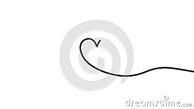 Self-drawing Simple Animation of Single Continuous Drawing of One Heart Line.  Stock Video - Video of logo, hand: 220528897