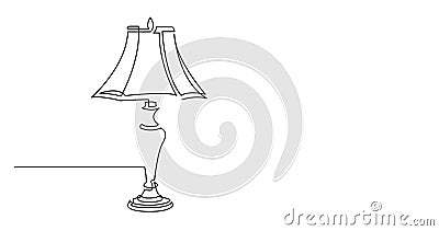 Self Drawing Line Animation of Elegant Classic Table Lamp Stock Video -  Video of creative, graphic: 160637471