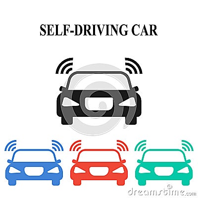 Self-driving car Stock Photo