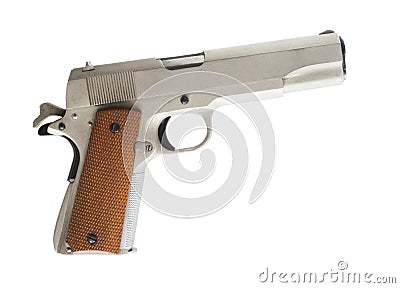 Semi automatic pistol Stock Photo