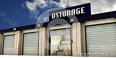 Self storage Stock Photo