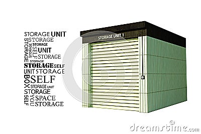 Self storage Stock Photo