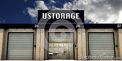 Self storage Stock Photo