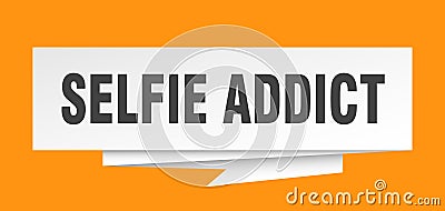 selfie addict Vector Illustration