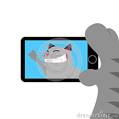 Selfie Vector Illustration