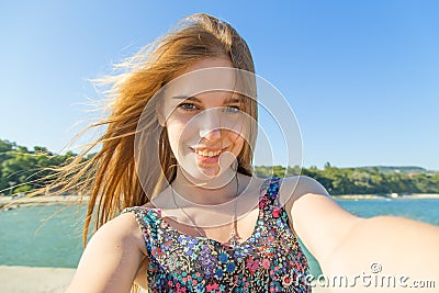 Selfie Stock Photo