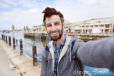 Selfie tourist Stock Photo
