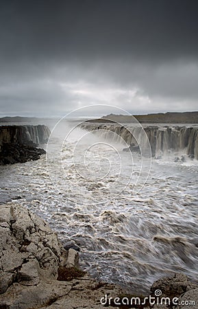 Selfoss Waterfall, Iceland Stock Photo